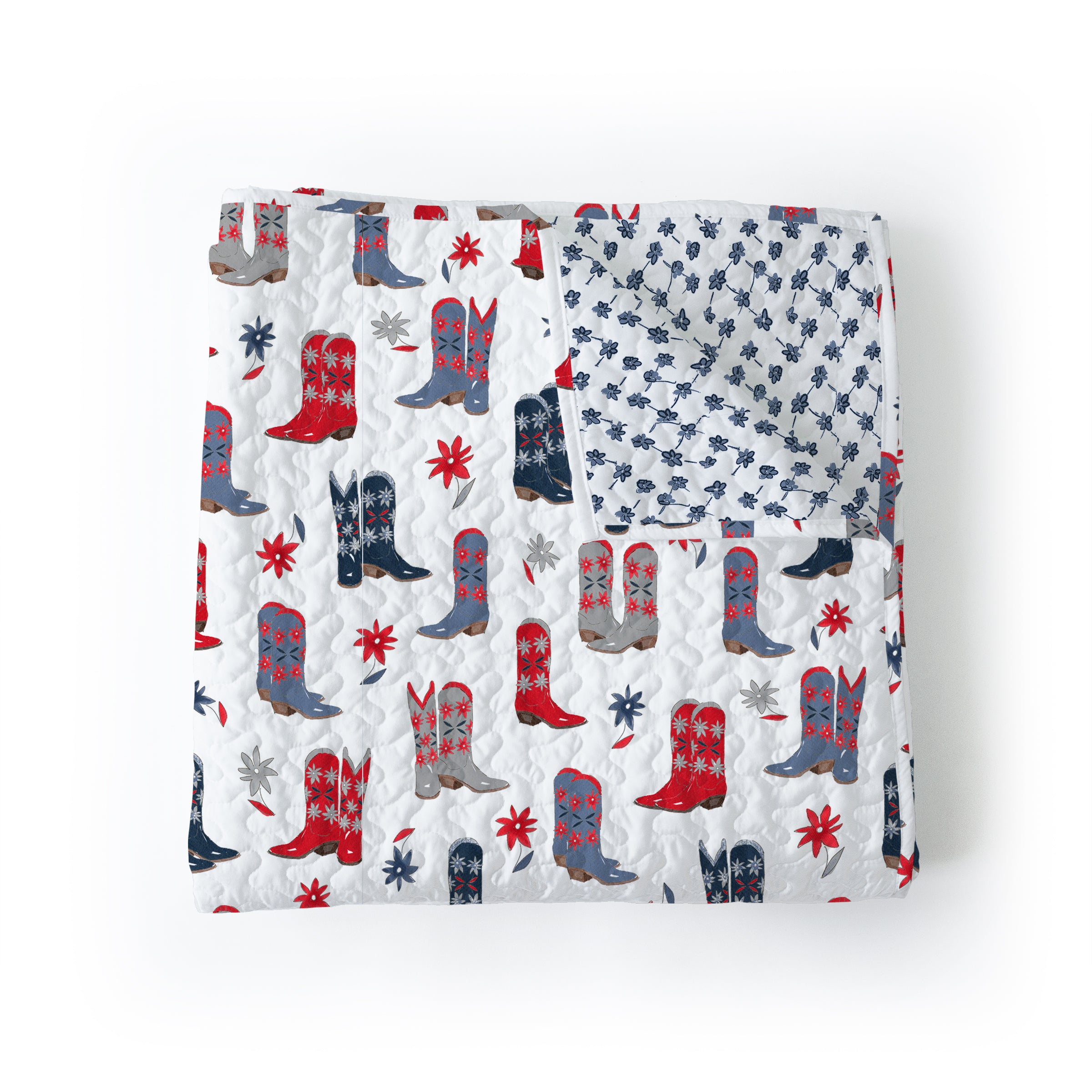 Daisy Boots Americana Baby Blanket – Ida Mae Home