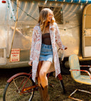 Tavi Sand Quilted Duster