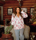 Longhorn Icon Fuchsia Quilted Snap Jacket