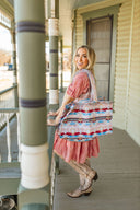 Shiloh Pink Quilted Tote