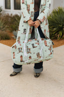 Thunderbird Boots Sage Weekender Duffle Bag