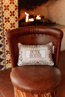 "Bunk House" Neutral Quilted Mini Pillow 8" x 12"