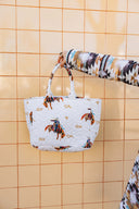 Casey Cowgirl Patchwork Linen Quilted Handbag
