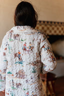Retro Cowboy Quilted Duster