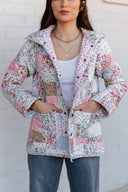 Harper Patchwork Quilted Snap Jacket