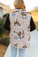 Sierra Cowgirl Brown Quilted Ruby Vest