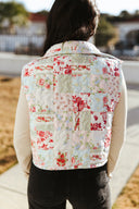 Gracie Patchwork Pastel Quilted Cate Vest