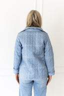 Erin & Ben Co. River Plaid Blue Snap Jacket
