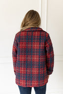 Erin & Ben Co. Royal Plaid Red Snap Jacket