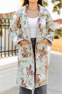 Birdie Sage Quilted Duster