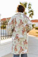Birdie Sage Quilted Duster