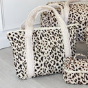 Kye Leopard Zipper Tote Bag