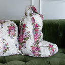 Garden Walk Linen Quilted Boot Bag