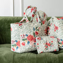 Erin & Ben Co. Zara Floral Linen Quilted Handbag