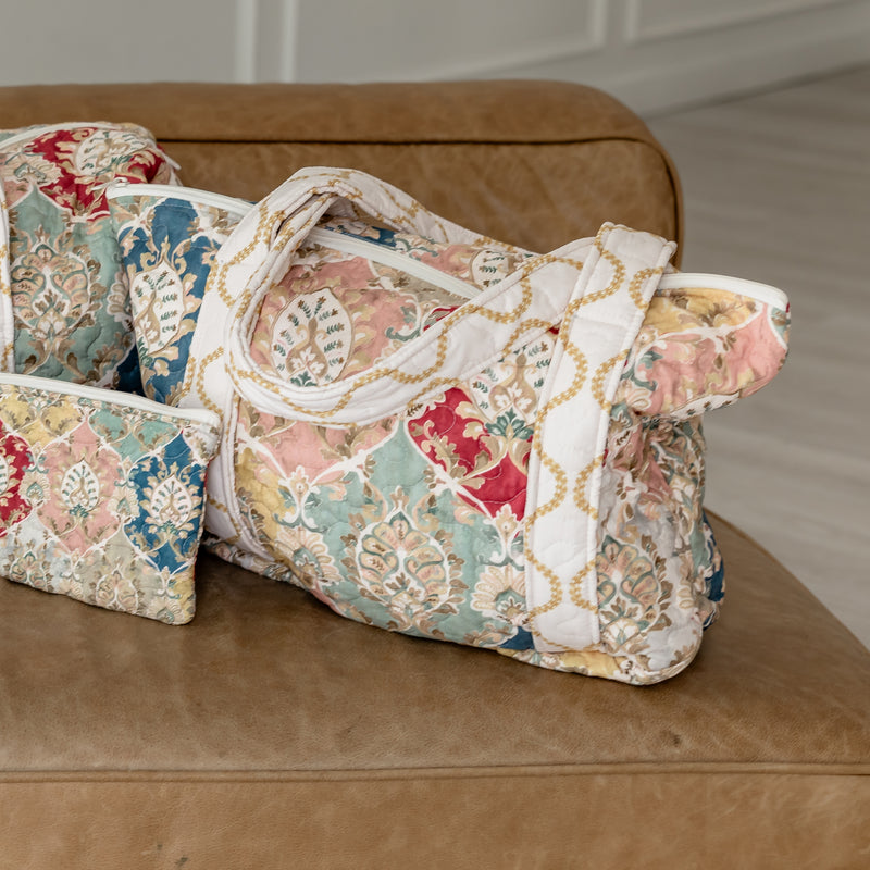 Erin & Ben Co. Athena Multi Zipper Tote Bag