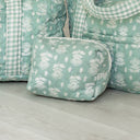 Erin & Ben Co. Clover Sage Quilted Makeup Bag