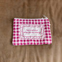 "Not Everyone Deserves My Energy" Fuchsia Quilted Makeup Bag