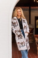 Sierra Cowgirl Linen Quilted Duster