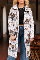 Sierra Cowgirl Linen Quilted Duster