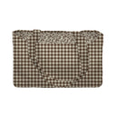 Abigail Gingham Chocolate Quilted Tote