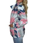 Adeline Patchwork Americana Quilted Jacket