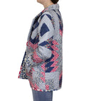 Adeline Patchwork Americana Quilted Snap Jacket