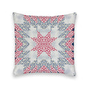 Adeline Patchwork Americana Quilted 20" Pillow