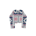 Adeline Patchwork Americana Cropped Quilted Jacket