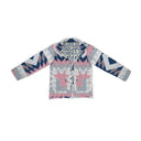 Adeline Patchwork Americana Quilted Snap Jacket