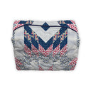 Adeline Patchwork Americana Makeup Bag