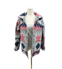 Adeline Patchwork Americana Quilted Snap Jacket