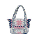 Adeline Patchwork Americana Zipper Tote Bag