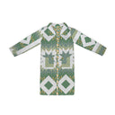 Game Day Green and Gold Adeline Patchwork Quilted Duster