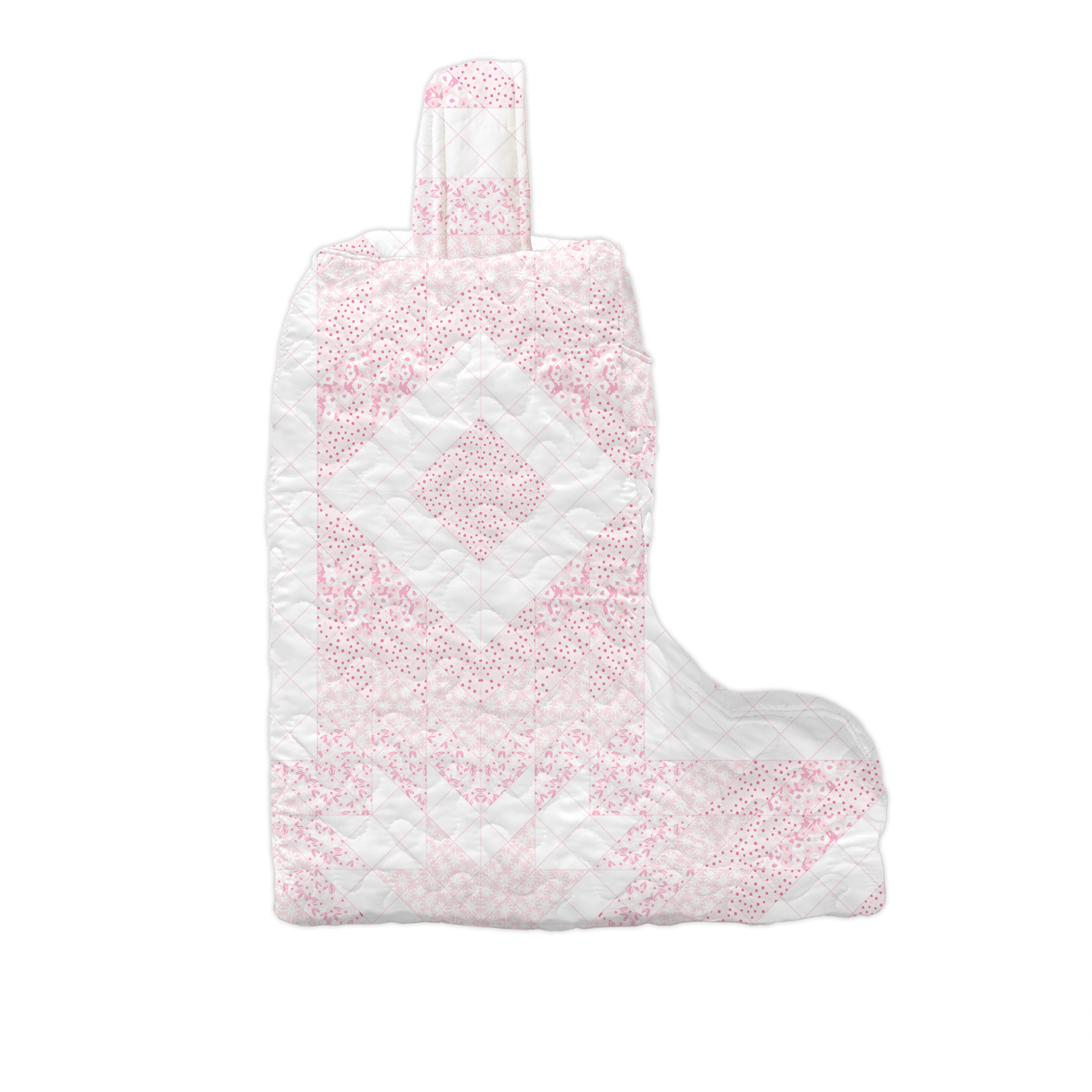 Adeline Patchwork Light Pink Quilted Boot Bag – Ida Mae Home