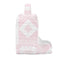 Adeline Patchwork Light Pink Quilted Boot Bag