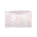 Adeline Patchwork Light Pink Quilted Makeup Bag