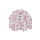 Adeline Patchwork Light Pink Quilted Bomber Jacket *Web Exclusive*