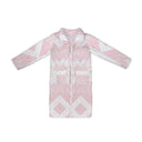 Adeline Patchwork Light Pink Quilted Duster