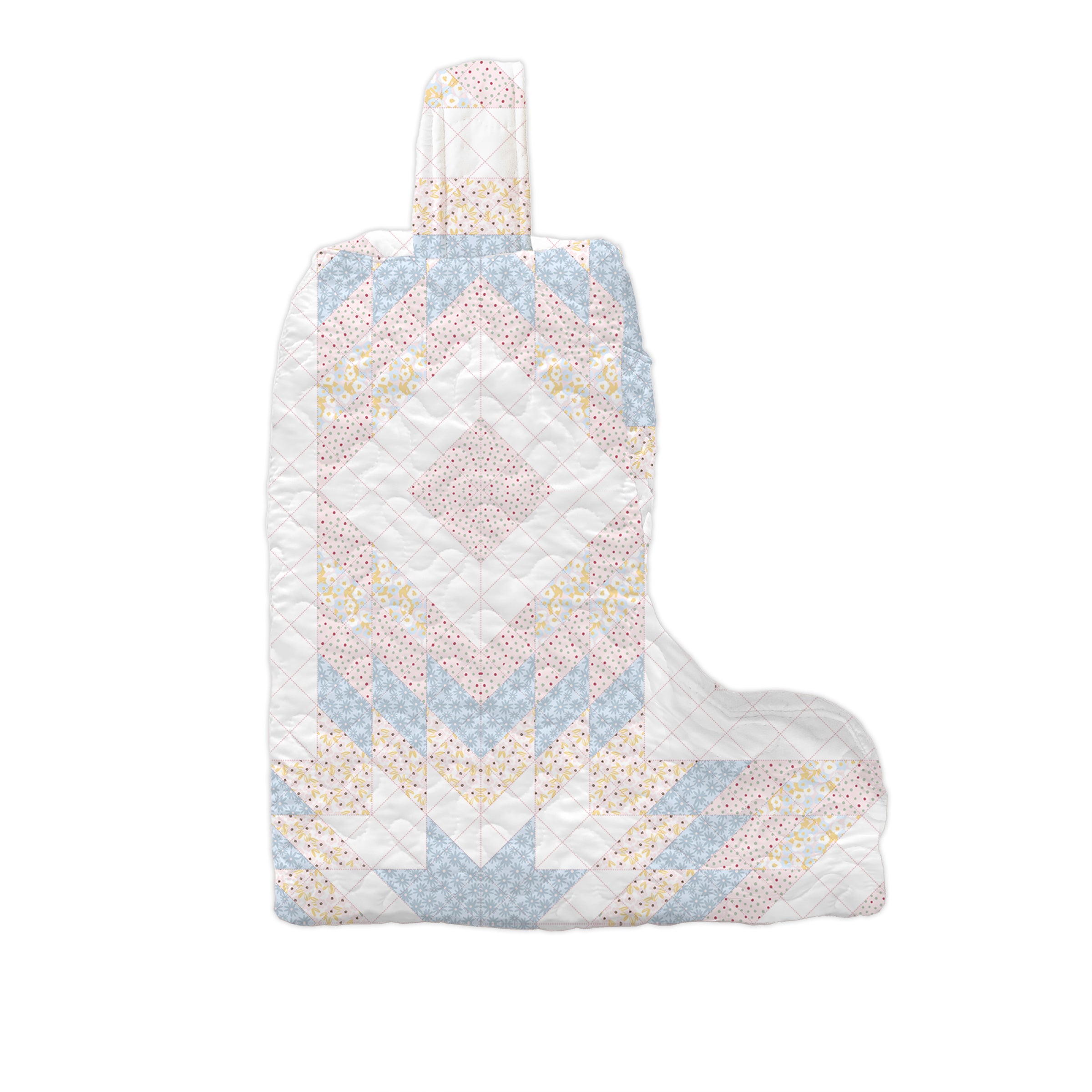 Adeline Patchwork Pastel Quilted Boot Bag – Ida Mae Home