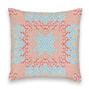 Adeline Patchwork Rose Quilted 20" Pillow