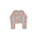 Adeline Patchwork Rose Cropped Quilted Jacket