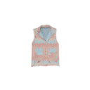 Adeline Patchwork Rose Quilted Ruby Vest