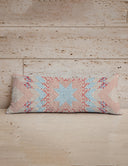 Adeline Patchwork Rose Quilted Oblong 14"x33" Pillow