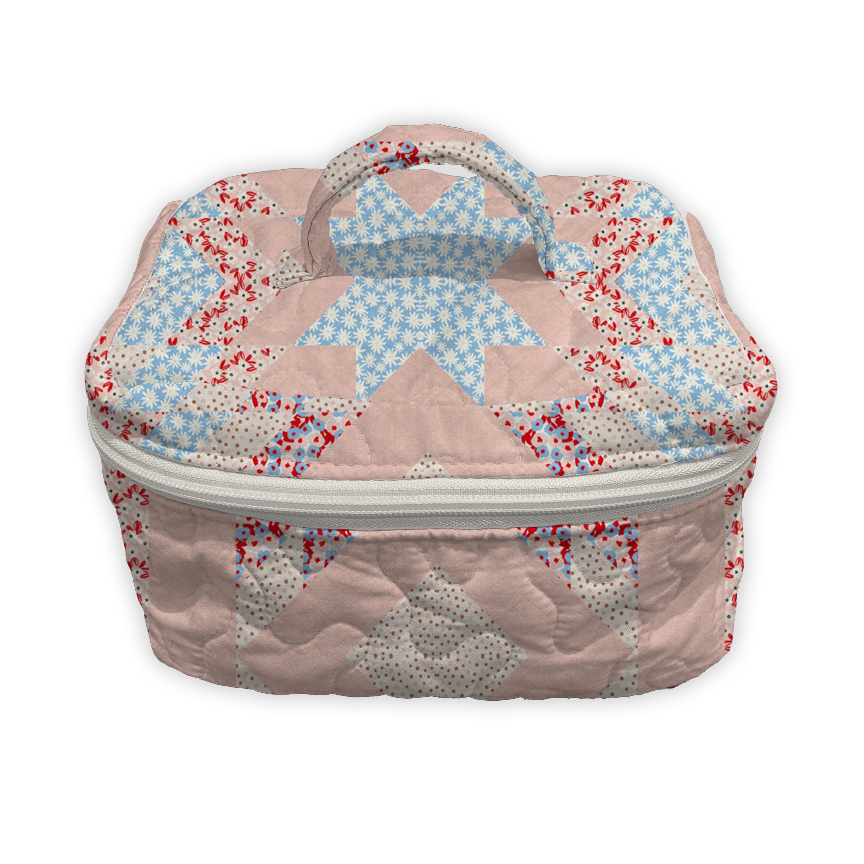 Adeline Patchwork Rose Quilted Travel Case – Ida Mae Home