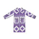 Game Day Purple Adeline Patchwork Quilted Duster