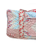 Adeline Patchwork Rose Quilted Weekender Duffle Bag