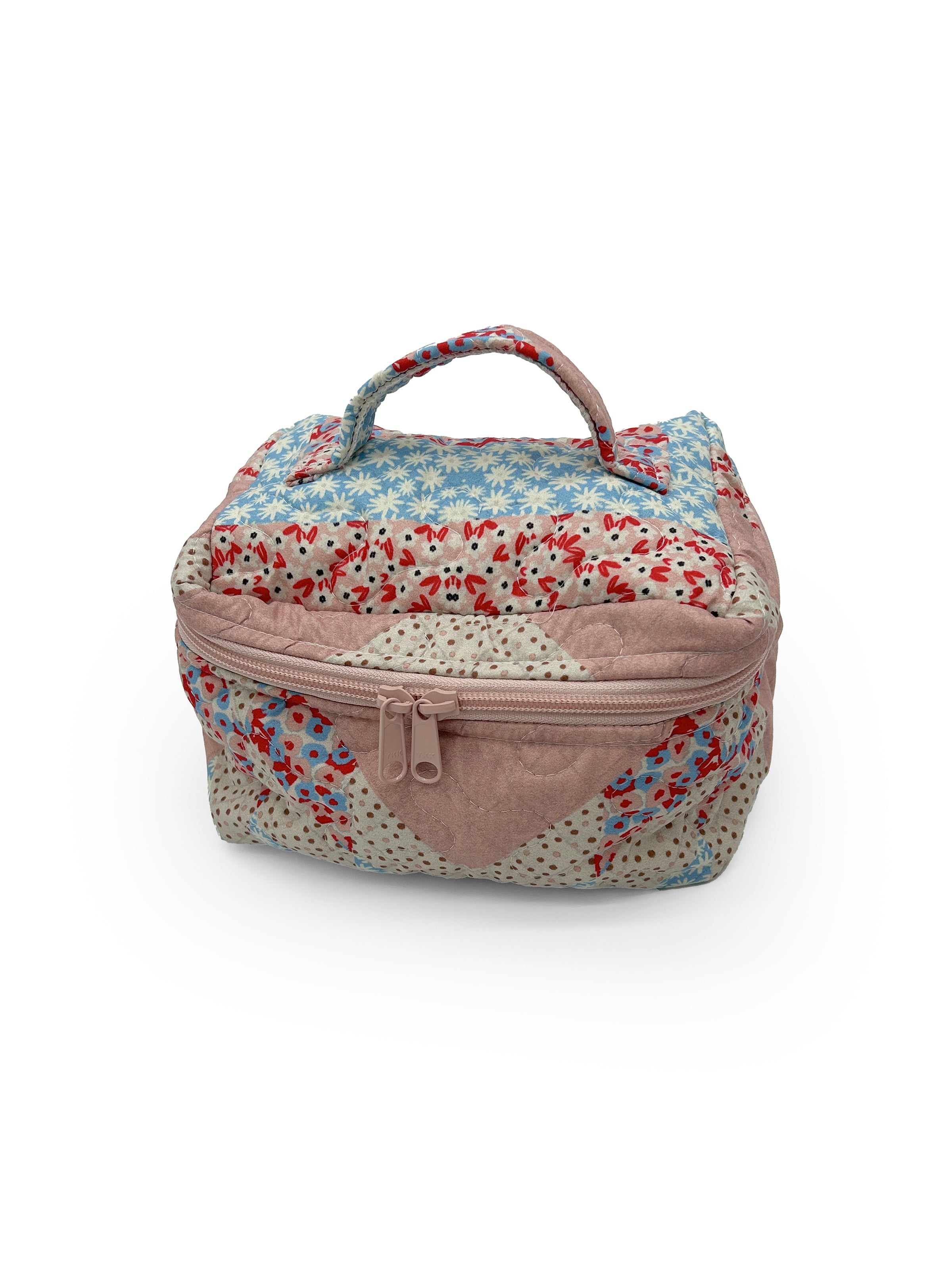 Adeline Patchwork Rose Quilted Travel Case – Ida Mae Home