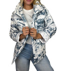 Aledo Toile Navy Quilted Jacket