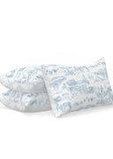 Aledo Toile Light Blue Quilt