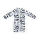 Aledo Toile Navy Quilted Duster